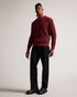 REDEER-Tops-LS Oversized Twisted Yarn Crew- Ted Baker Romania
